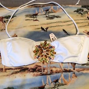 Victoria’s Secret white bathing suit top